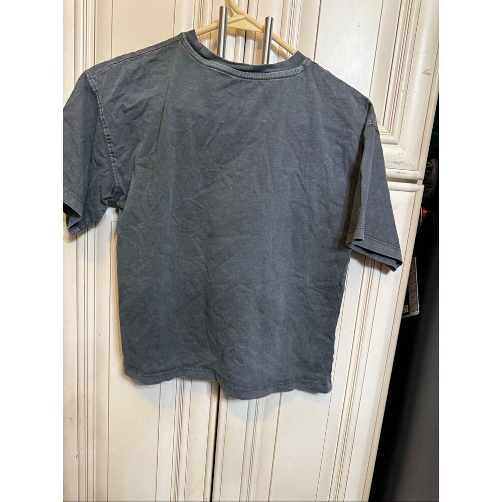 Zara Girls Valley Market Fest Crewneck Graphic Short Sleeve T-Shirt Gray Sz 9-10